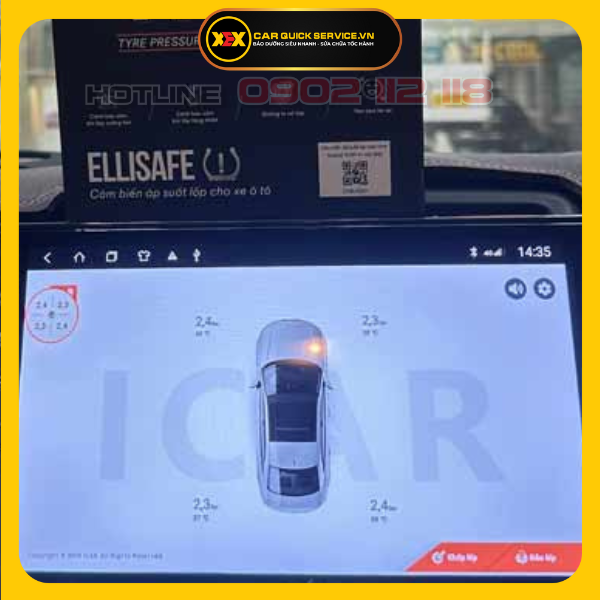 Cảm Biến Áp Suất Lốp Icar Ellisafe ADI4+