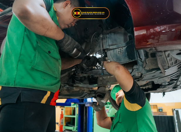 bảo dưỡng cấp 2 đúng quy trình kỹ thuật tại CarQuickService