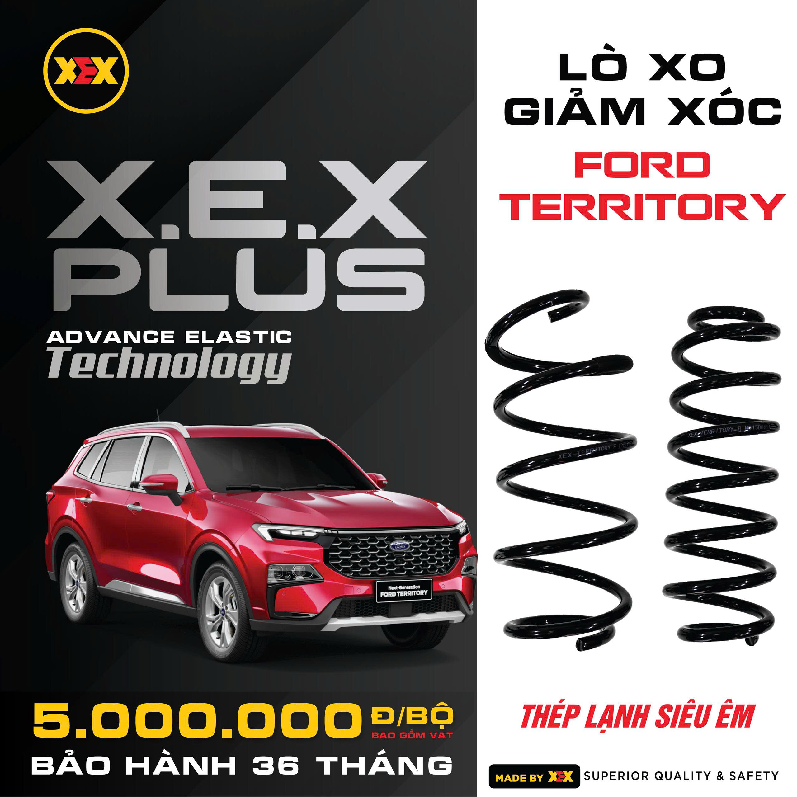 Lò xo giảm xóc Ford Territory X.E.X PLUS
