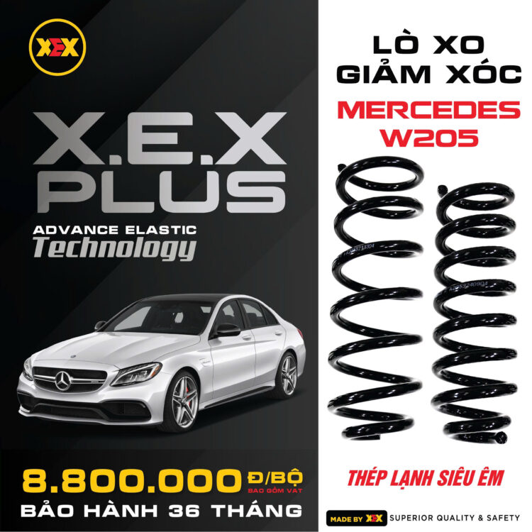 Lò xo giảm xóc Mercedes W205 - X.E.X PLUS