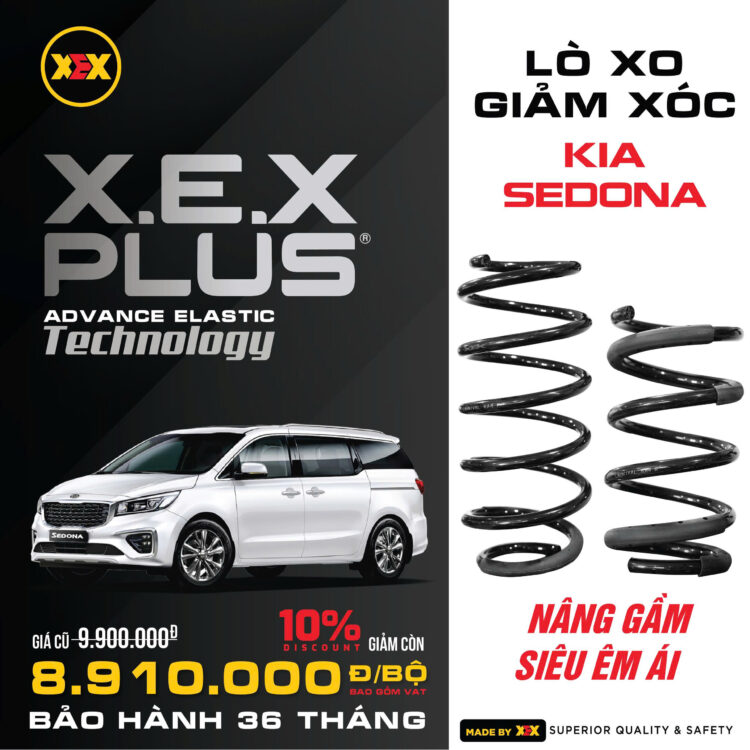 Lò xo giảm xóc Kia Sedona - X.E.X PLUS