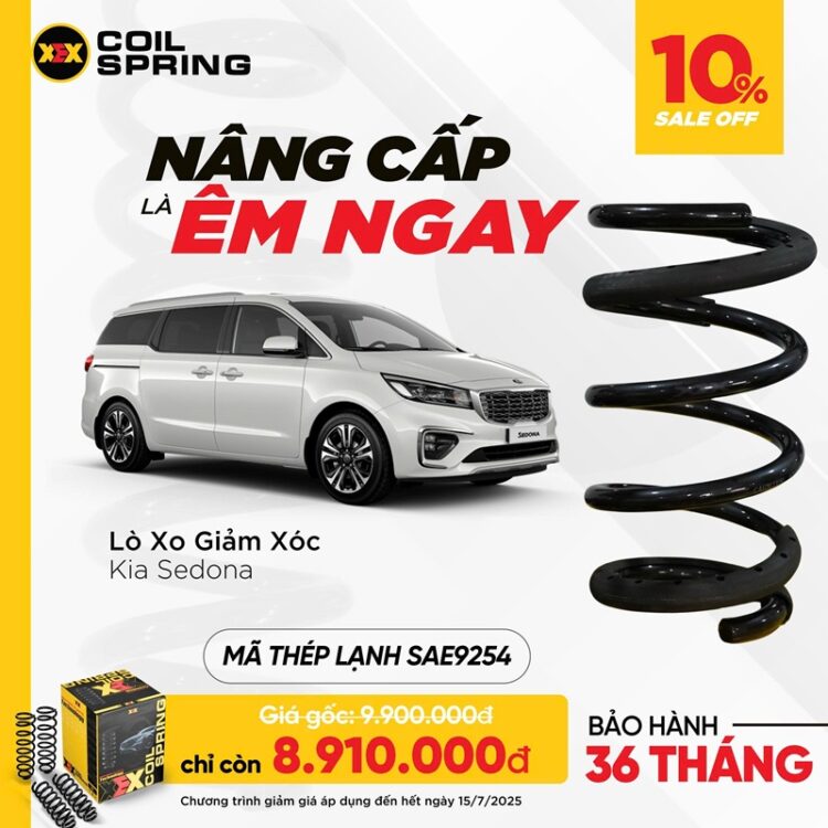 lò xo giảm xóc kia sedona