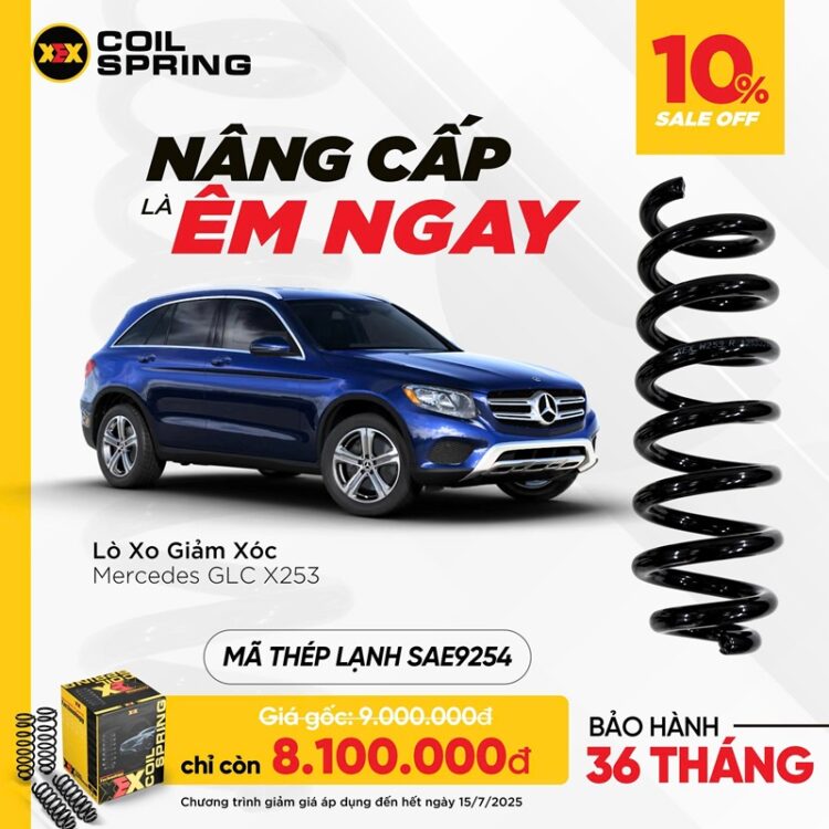 lò xo giảm xóc mercedes x253