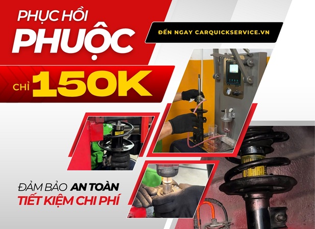 Garage phục hồi phuộc ô tô uy tín TPHCM | Giá cập nhật 2025