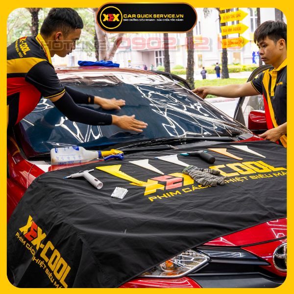 Dán phim cách nhiệt ô tô 4 chỗ XEX-COOL