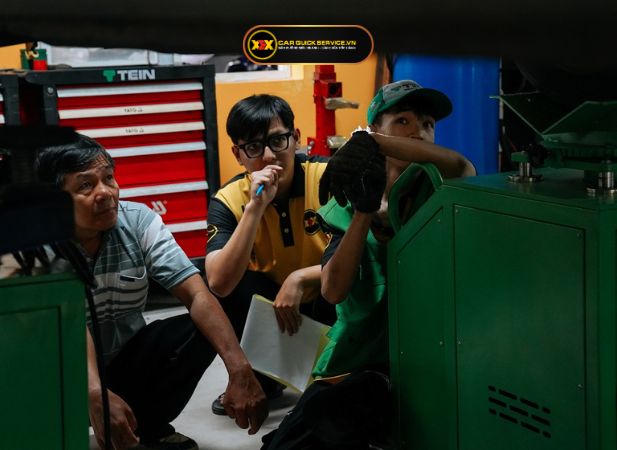 Quy trình thay lốp xe ô tô minh bạch tại CarQuickService