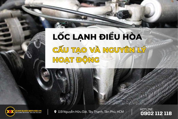Lốc lạnh, lốc điều hòa ô tô: Cấu tạo và Nguyên lý hoạt động